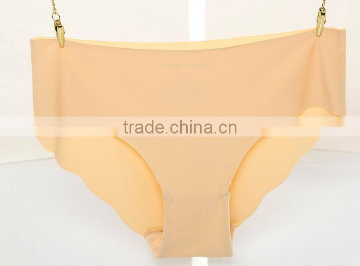 Customized Your Own Brand Lady Briefs Plain Solid Color 72%Polyester 28%Spandex Soft Healthy High Cut Seamless Women Underwear