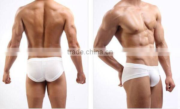 Hot sale low moq. apparel of fun brand men's 3D U convex design sexy men briefs