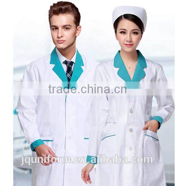 Custom Popular Fashionable Summer Short Sleeve Doctor Medical Coat /Winter Long Seeve Hospital Medical Uniform