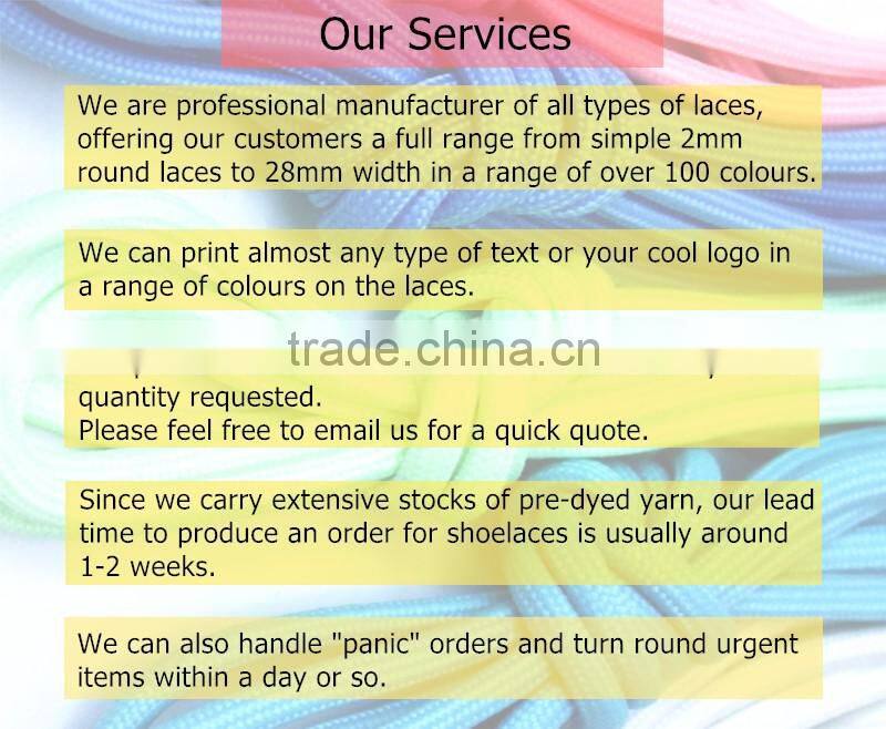 Glowing In The Dark Shoelaces for Running~Round Illuminant Shoe Laces For Sneaker In The Dark~eBay/Amazon Supplier~Accept Custom