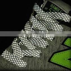 Reflective Sneakers Laces - 9mm Flat Shoelaces - Glowing in Dark - Dark Night Safety Flat Laces - Customized