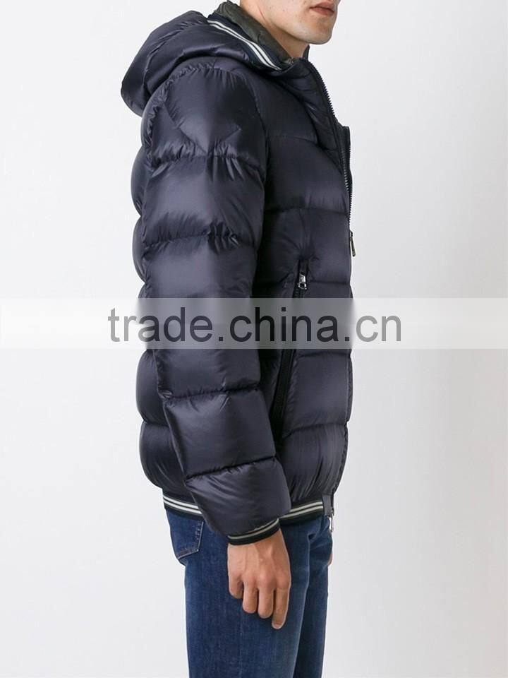 Wholesale Newly Arrived Plain Dyed Dark Blue Down Feather Cotton Padded coats made in vietnam