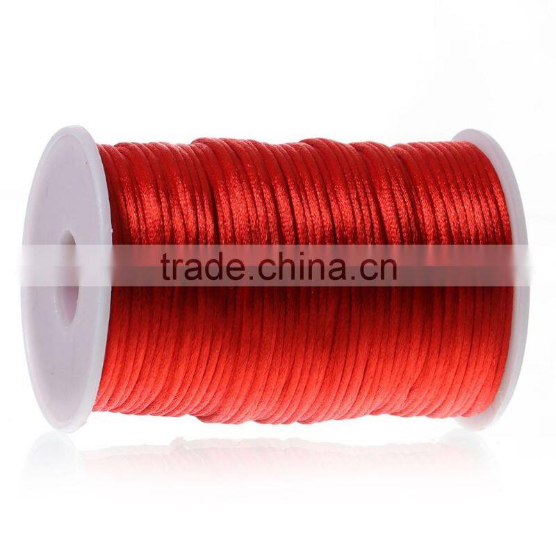 High Quality Red 2mm Terylene Jewelry Thread Cord