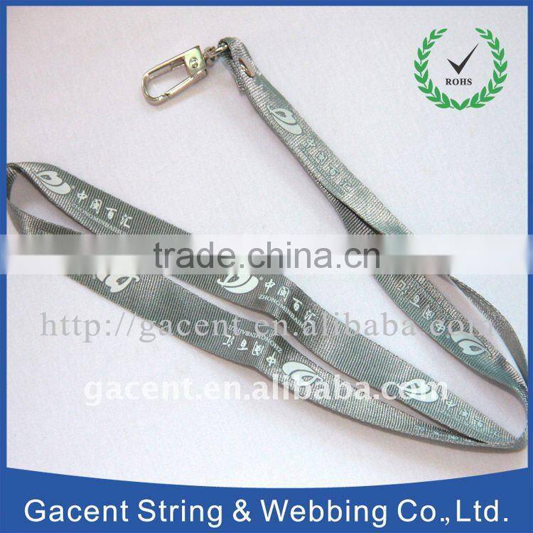 Printing satin lanyard
