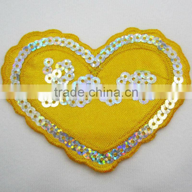 clothing label with loving heart