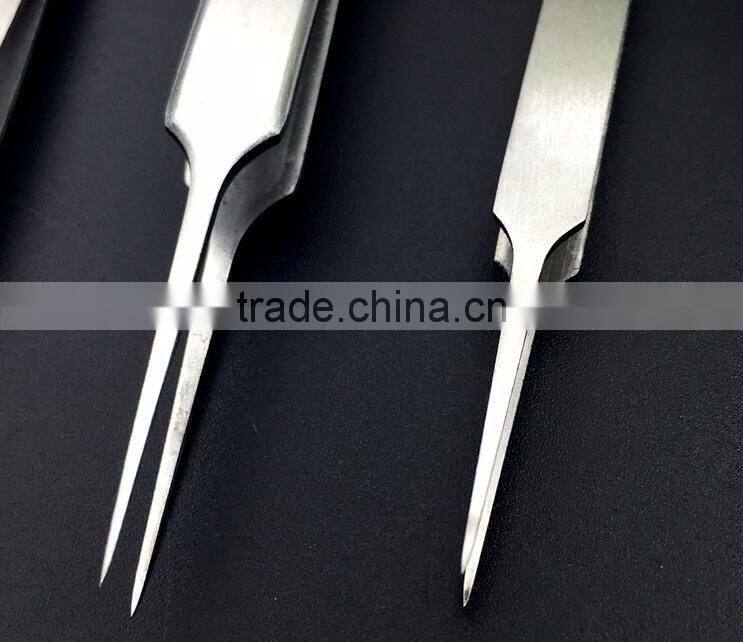 Curved acne clip tweezer extractor needle blackhead Comedones Whitehead remover