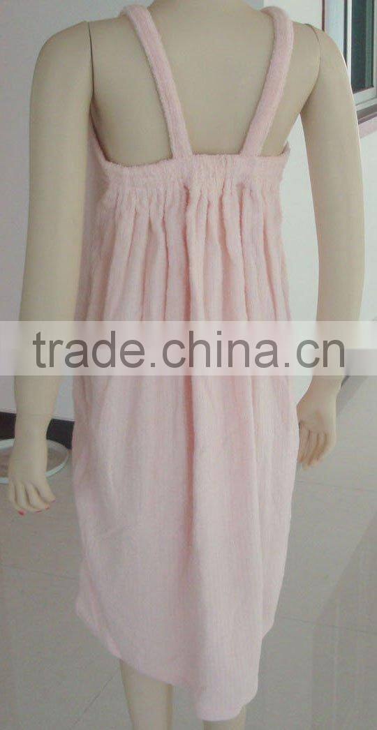 100% cotton striped bath skirt
