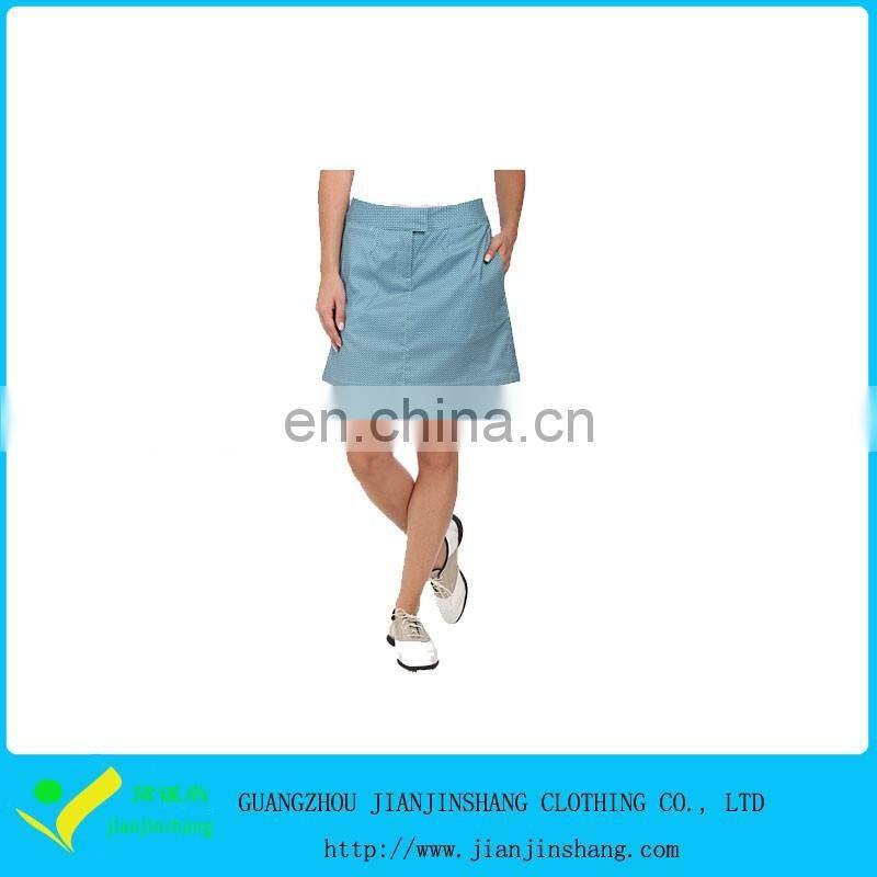 Personalized Dye Sublimated Small Checks Polyester Sports Skorts