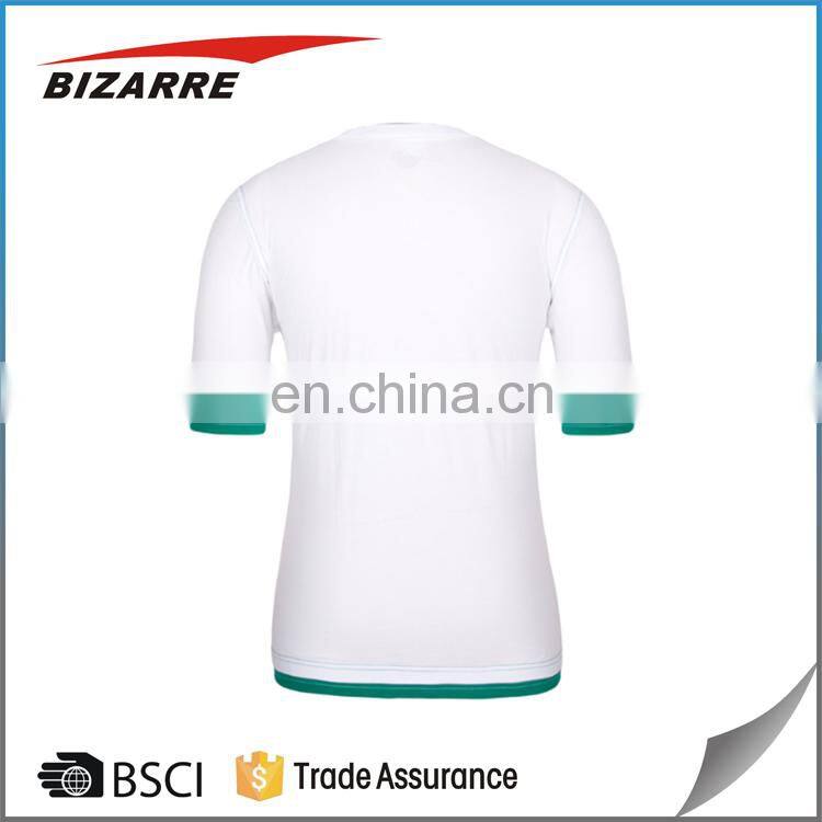Simple raglan sleeve sport shirts sublimation printing