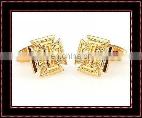 Christian gold Wedding cufflinks