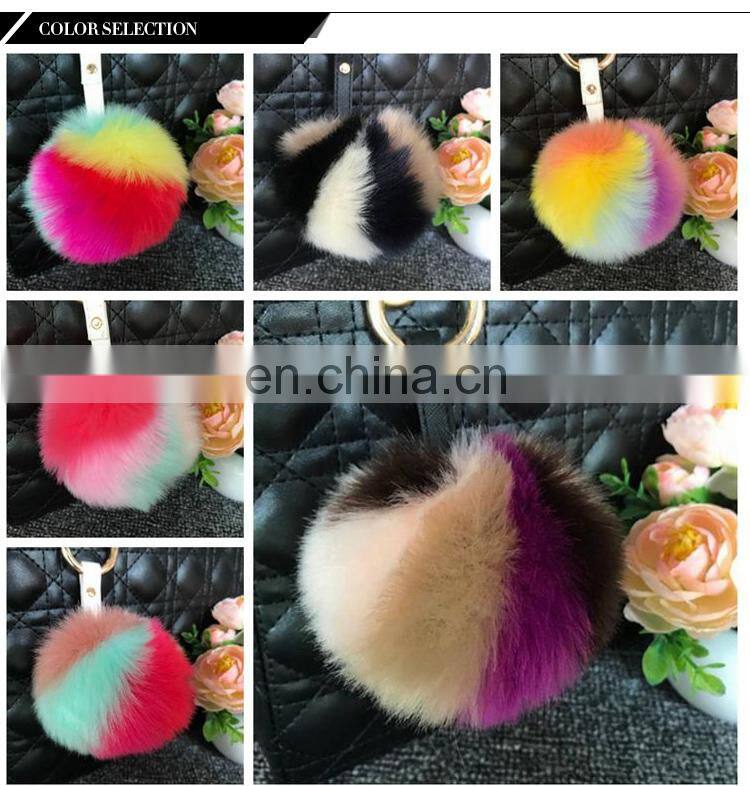 Cheap Fake Raccoon Pompom Accessories Fur For Bags