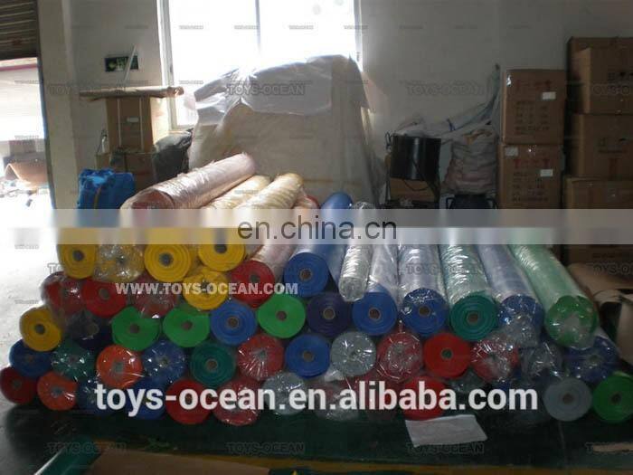 Outdoor halloween pumpkin Inflatable obstacle course for kids party used