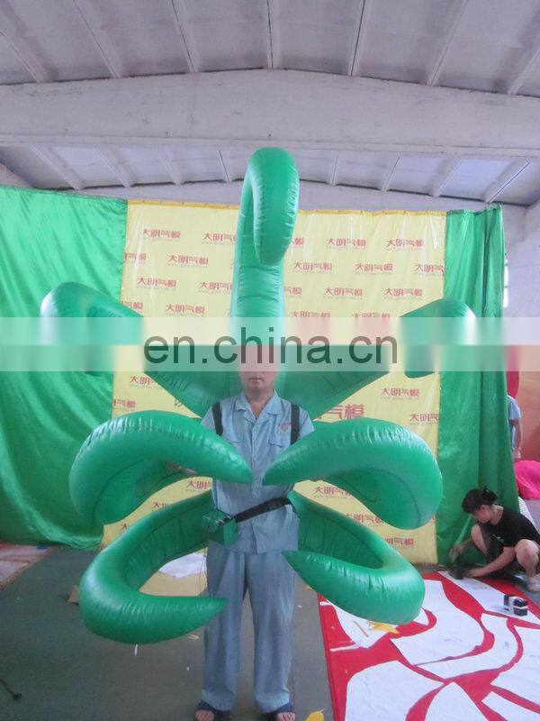 customized multicolor inflatable carnival octopus costume for adults