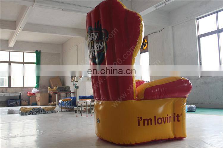 Custom inflatable heavy duty chair for promotion