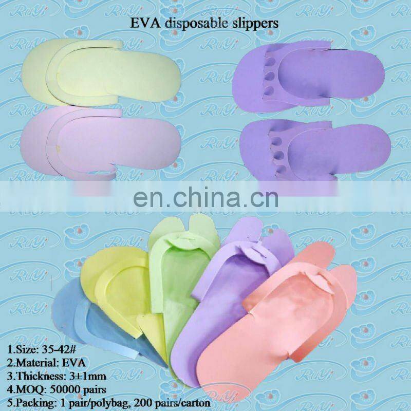 towelling flip flop slippers / terry cloth thong slipper