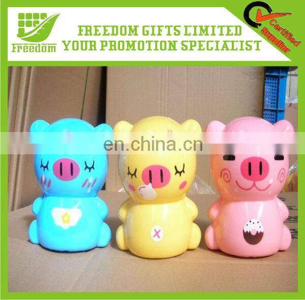 Cheap Good Quality Promotional Plastic Coin Bank