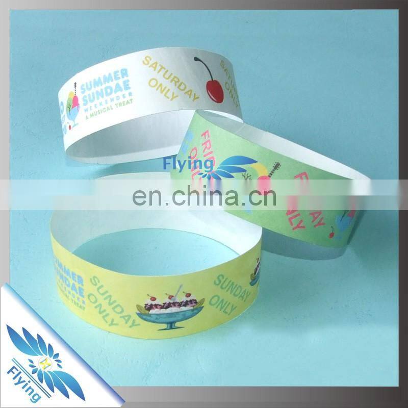 Factory Price kids paper Wristband for hospital