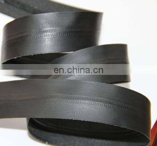 Nylon Zipper Open End Waterproof Plastic Bottom Stop 5# Black Zippers