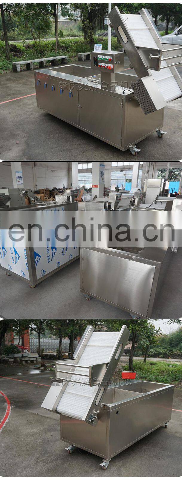 Hot sale Ozone air bubble fruit washing machine lettuce spinach vegetable washer