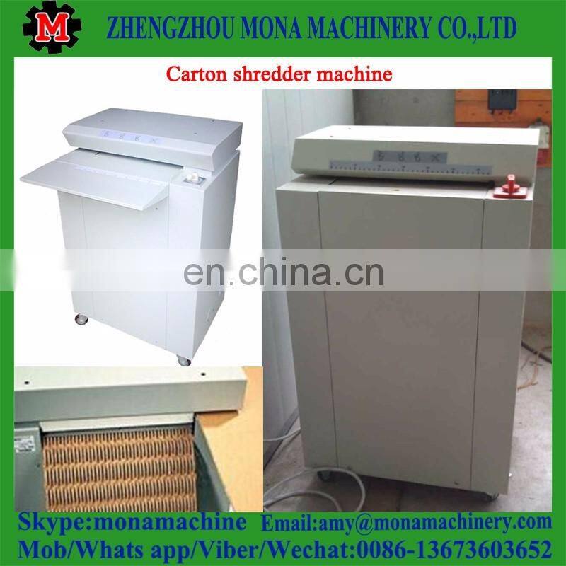 China best price and good selling cardboard shredder/shredding machine