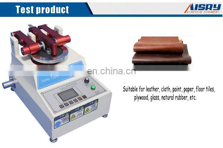 Hot Selling High Quality Abrasion Test Machine Tester for Leather Cloth and Paint