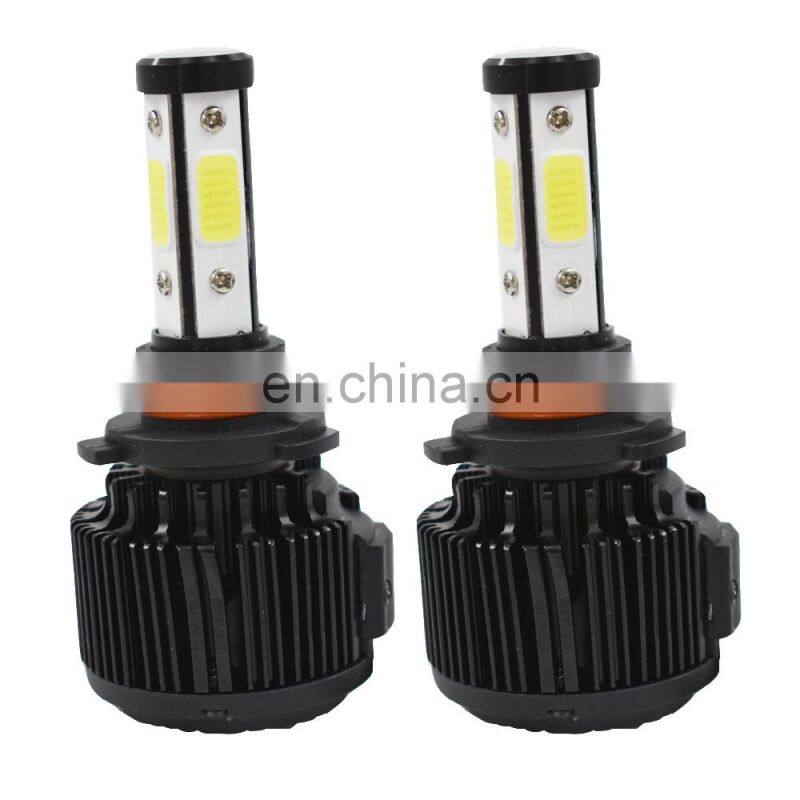 LED Headlight 9005 HB3 H10 9140 9145 1200W 6000K 180000LM Bulbs Pair For Honda Civic Odyssey