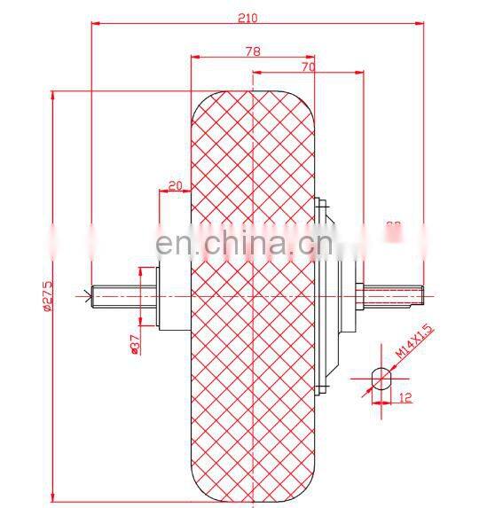 24v 36v 48v super power 800w hub motor