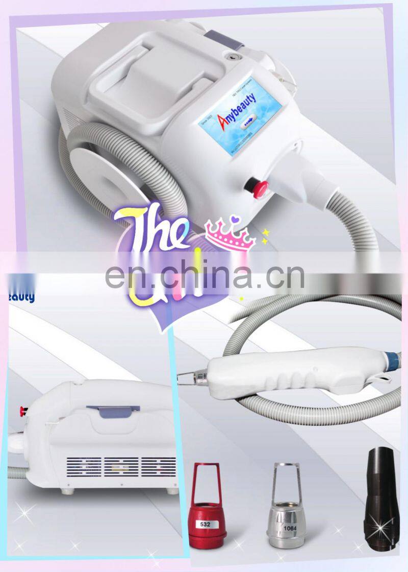 NEWEST home Yag Laser tattoo removal system/professional beauty salon used tatoo remover