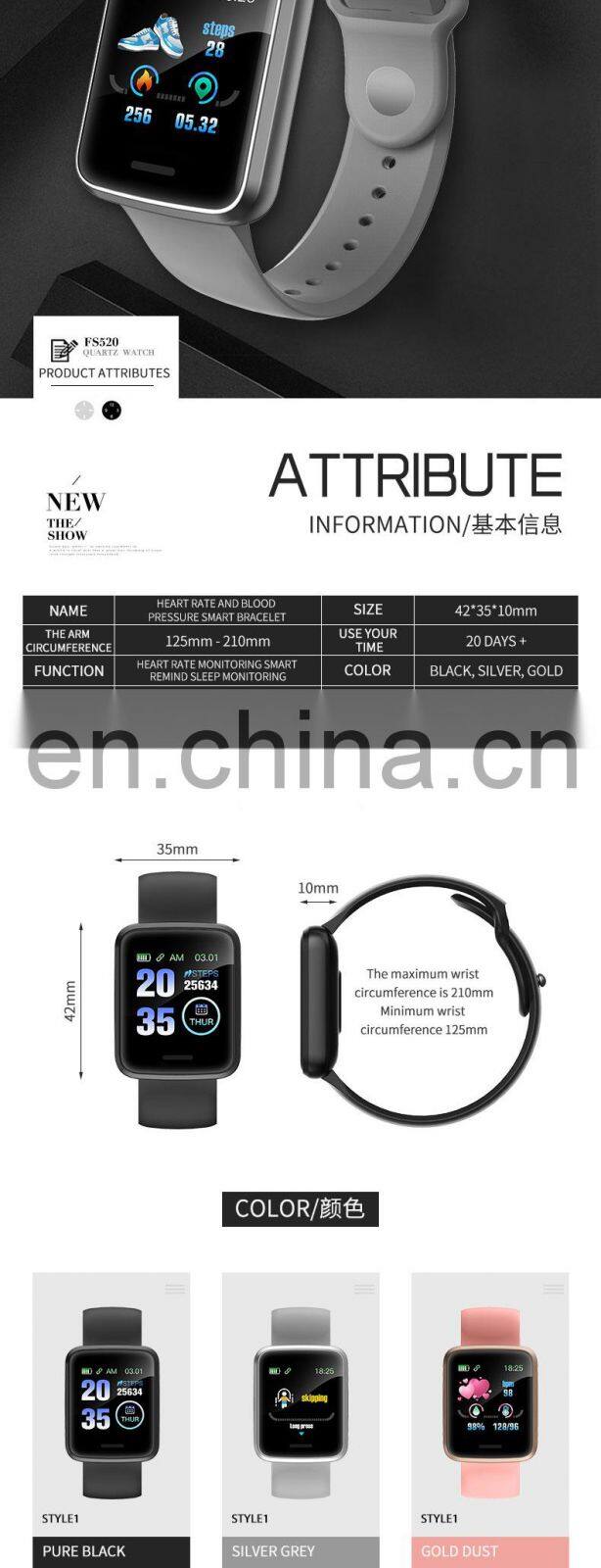 Smart Wrist Watch Without Sim Card Full Touch Screen Heart Rate Monitor Body Temperature Ecg Body Temperature Smart Watch