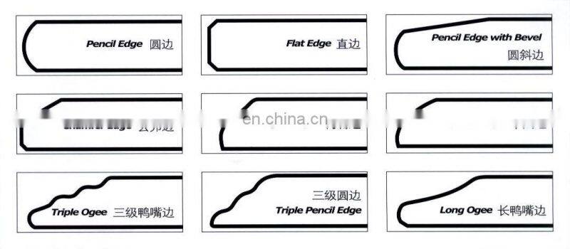 Outside tempered glass railing / Balcony frameless glass balustrade
