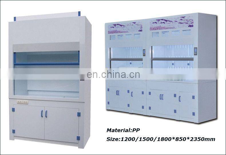 medical equipment lab equipments fume hood / air flow hood / acid resistant fume hood laboratory furniture walk in fume hoods