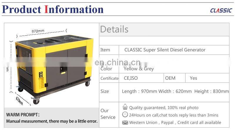 Bison China Newest Diesign Air Cooled 7kva diesel generator
