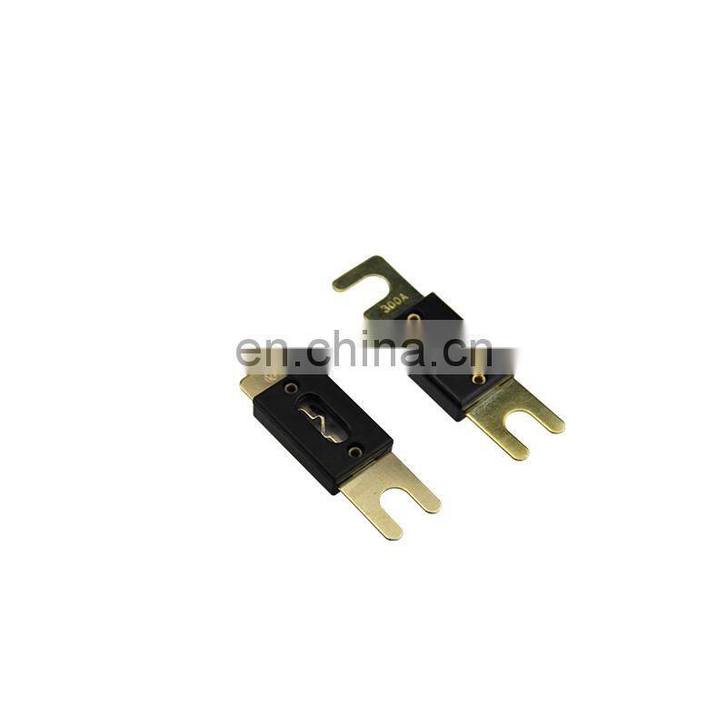 Black ANL fuse plated gold plating 300A for car