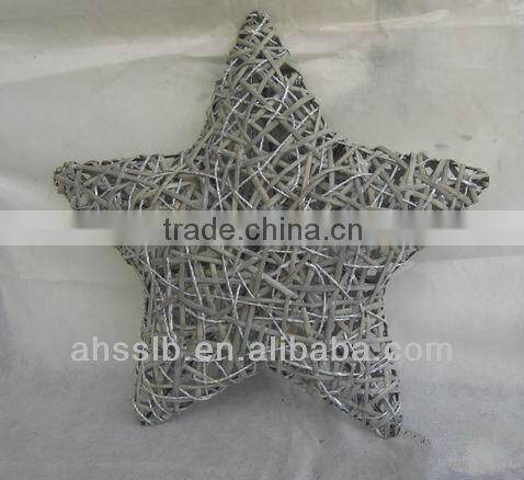 2013 new lovely shap woven willow home Christmas decoration
