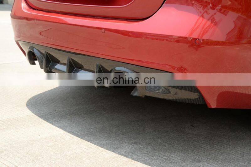Carbon Fiber Auto Rear Diffuser Lip for Jaguar XE 2015 2016