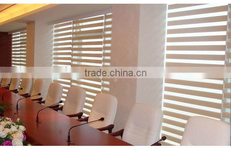 Pure color Office curtain/Zebra Office sheer curtain/ Office Vertical Blind