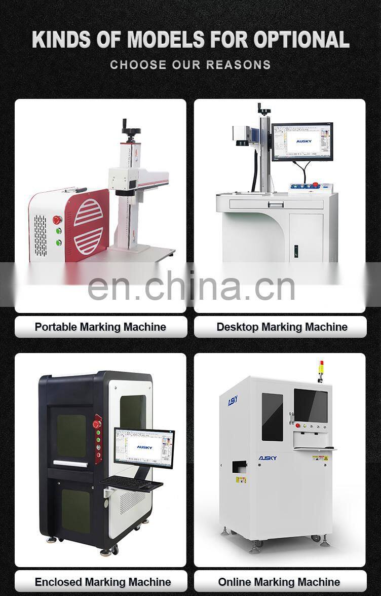 Factory Direct Selling High Quality 20W 30W 60W 100W JPT Fiber Laser Marking Machine For Various Industries