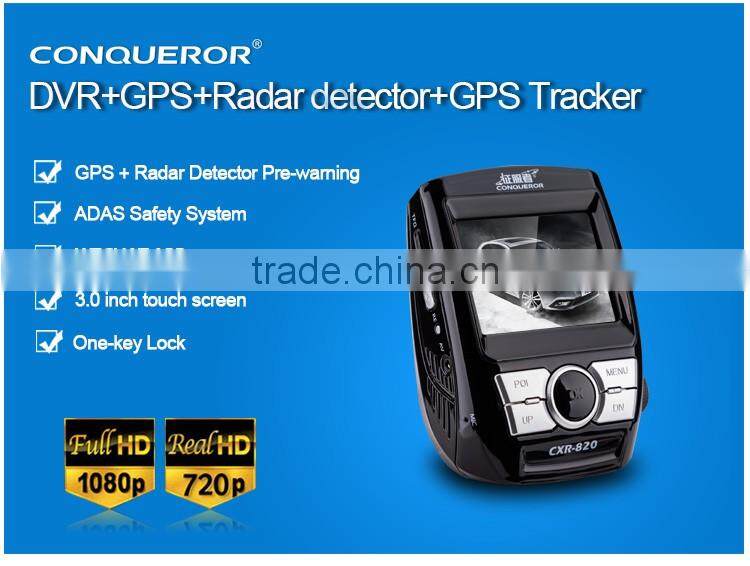 1500m 3 inch the radar of driving GPS G-Sensor strelka radar dash-cam with radar detector and gps tracker