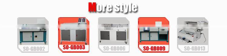 No MOQ Desktop album book case making machine paper binder with creasing function