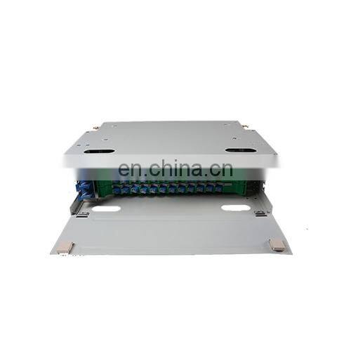 24 core 48 port Outdoor Fiber Optic ODF/main Distribution Frame price Patch Panel SC FC plastic odf