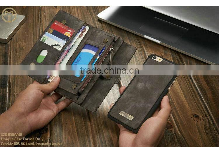 For iPhone 6 Plus Case Multi-function Wallet Phone Case Housing For iPhone 6/6S Case Leather Flip Cover With Card Slots