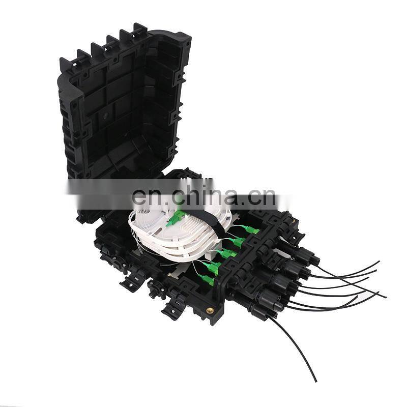 outdoor dome plastic fiber optic splice enclosure box