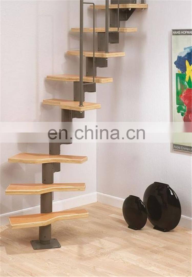 Easy Install DIY Space Saving Loft Stairs,  Wooden Tread Straight Staircase