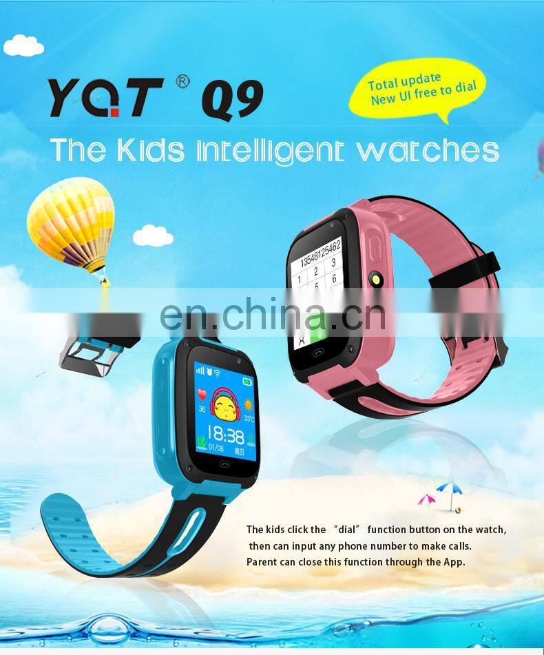 YQT Factory 2G SOS kids smartwatch, fitness tracking jam tangan Anak Q9 reloj phone watch cellular cellphone
