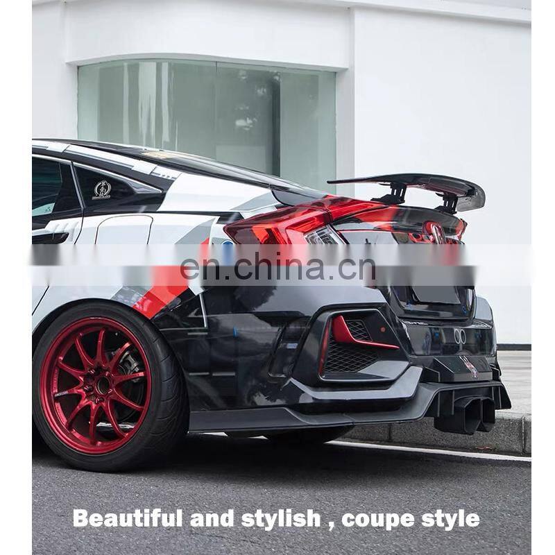 Large Inventory Gloss Carbon Fiber ABS Brake Light Electric Car Spoiler Rear Trunk Spoiler For Citroen C5 2010-2022