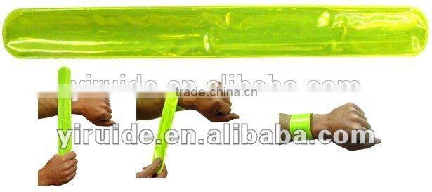 Factory price Fashion design Armband Reflective Slap Wrap Slap strip CE &EN13356