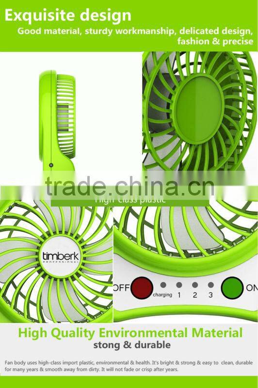 Multi-functional Rechargeable MINI USB Fan Li-ion battery Fan