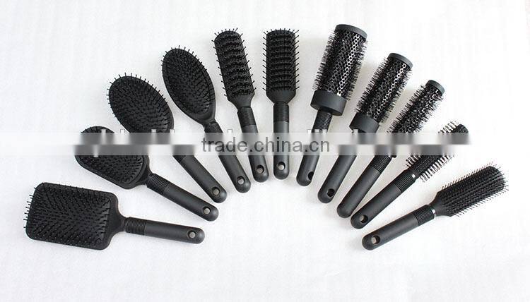 TPR rubber coating hair brush set factory