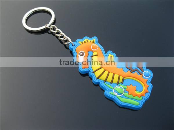 Factory directly customized 2D / 3D PVC keychain / keyring promotional gift