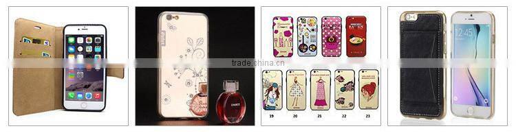 China Manufacturer Custom Design UV Printing Transparent Clear TPU Case For Samsung Galaxy S6